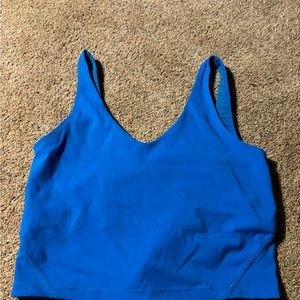Lululemon align tank, size 6, blazer blue